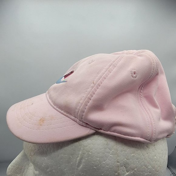 Nike Infant Dri Fit Swoosh Ponytail Baseball Cap Pink Comfort Cute Casual - Picture 2 of 7